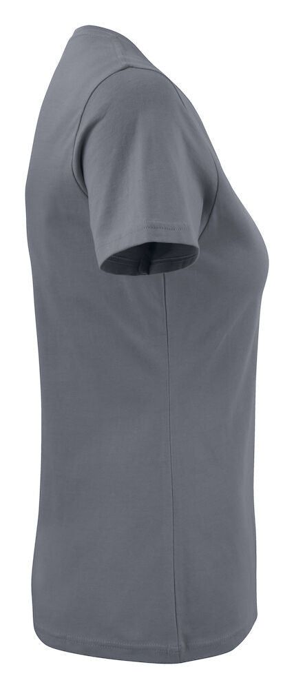 Heavy V-neck Dame - Mørkegrå - Printer 2264025