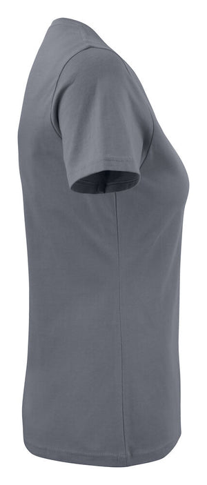Heavy V-neck Dame - Mørkegrå - Printer 2264025