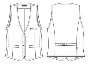 TJENER VEST - Dame - Navy - 17062 - Modekompagniet.dk