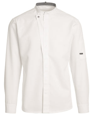 KOKKE-/SERVICEJAKKE LANG ARM - Herre/ dame - Hvid - 23515 - Modekompagniet.dk