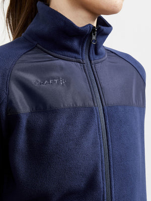 ADV Explore Midlayer Fleecejakke Dame, Navy Blå - Craft 1910397 - Modekompagniet.dk