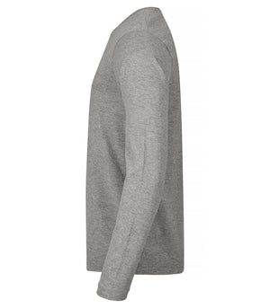 Premium langærmet t-shirt - Grå - Clique 029358 - Modekompagniet.dk
