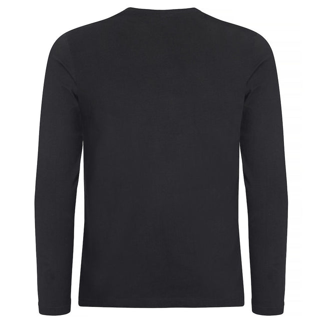 Premium langærmet t-shirt - Sort - Clique 029358 - Modekompagniet.dk