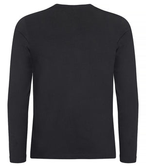 Premium langærmet t-shirt - Sort - Clique 029358 - Modekompagniet.dk
