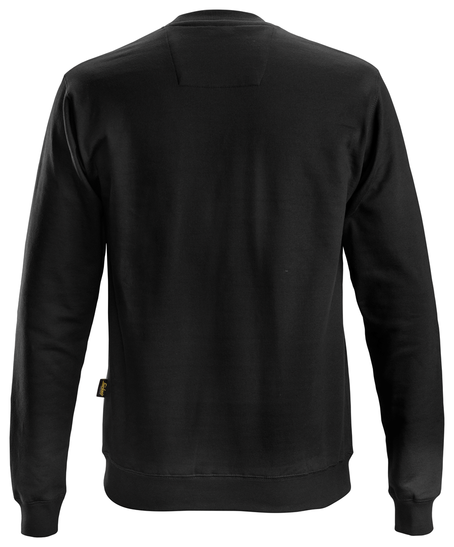 Snickers 2810 sweatshirt, Sort - Modekompagniet.dk