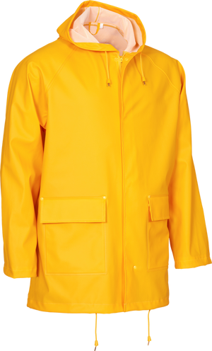 Outdoor Regnsæt PU/PVC, Gul - Elka 306600 + 302400 - Modekompagniet.dk