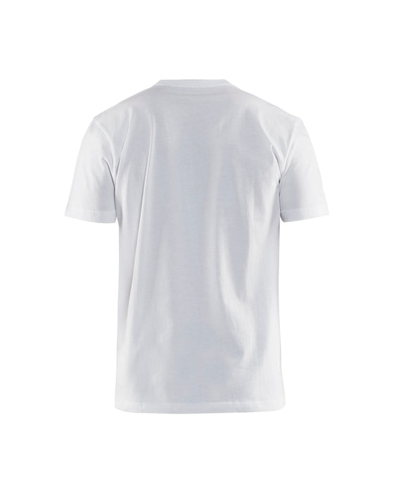 Unite  T-Shirt, Herre/Dame, Hvid/Mørk Grå - Blåkläder 33791042