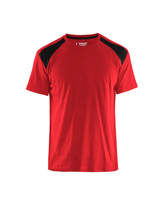 Unite T-Shirt, Herre/Dame, Rød/Sort - Blåkläder 33791042