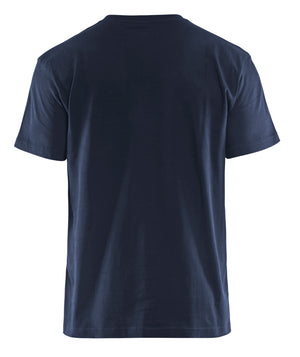 T-SHIRT 337910429985 Mørk Marineblå/Sort - Blåklæder - Modekompagniet.dk
