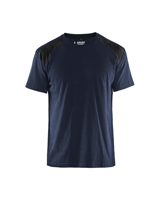 Unite T-Shirt, Herre/Dame, Navy Blå/Sort - Blåkläder 33791042
