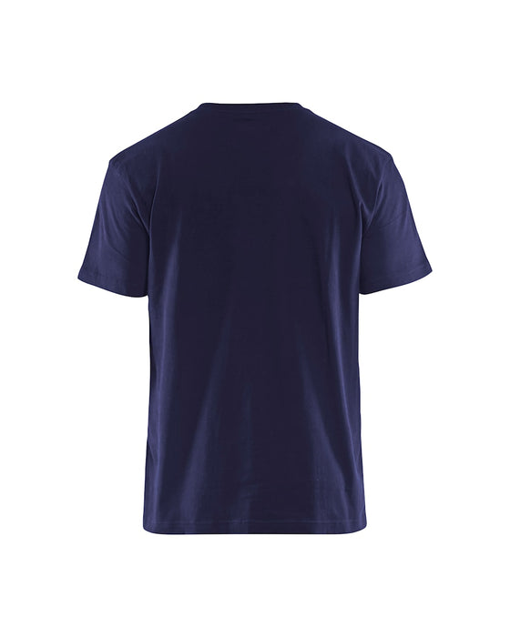 Unite T-Shirt, Herre/Dame, Navy Blå/Gul - Blåkläder 33791042