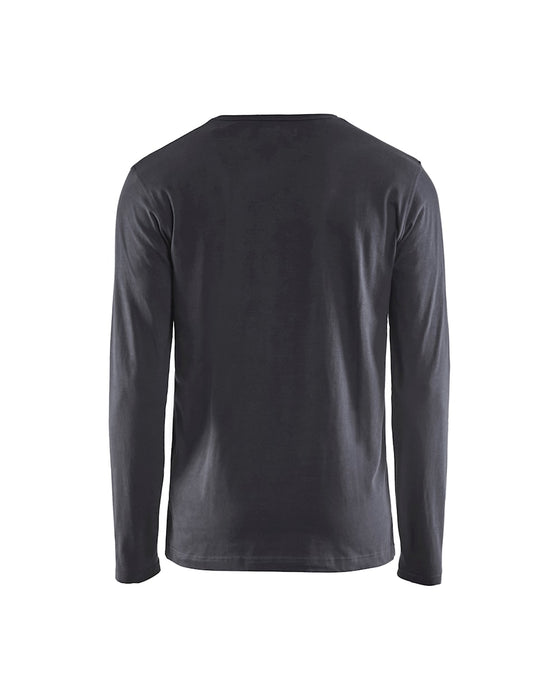 Langærmet T-Shirt, Herre, Grå - Blåkläder 3500-1042-9600