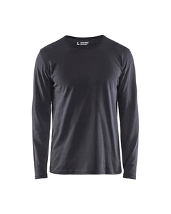 Langærmet T-Shirt, Herre, Grå - Blåkläder 3500-1042-9600