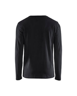 Langærmet T-Shirt, Herre, Sort - Blåkläder 3500-1042-9900
