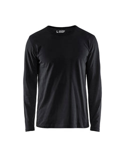 Langærmet T-Shirt, Herre, Sort - Blåkläder 3500-1042-9900