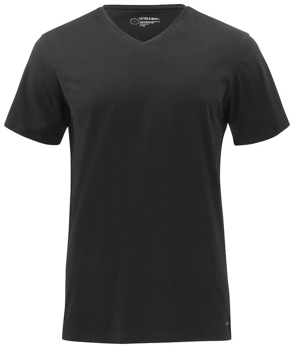 Manzanita V-Neck T-Shirt, Herre, Sort - Cutter & Buck 353404