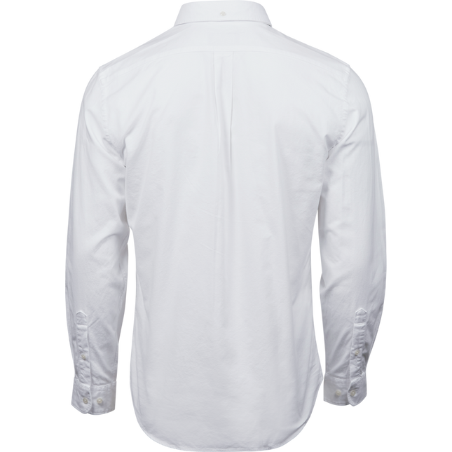 Perfect oxford shirt - Herre - Hvid - Style 4000 - Modekompagniet.dk