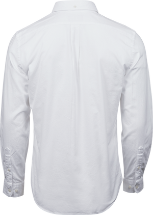 Perfect oxford shirt - Herre - Hvid - Style 4000 - Modekompagniet.dk
