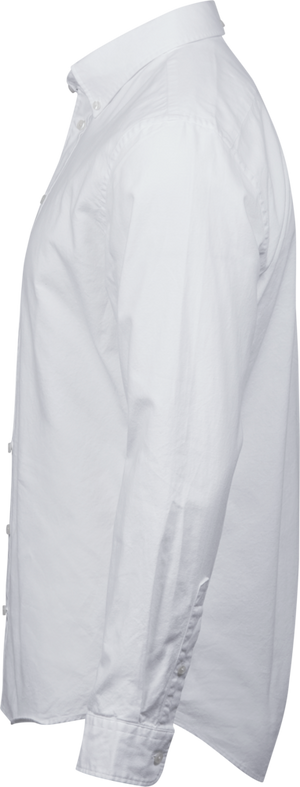 Perfect oxford shirt - Herre - Hvid - Style 4000 - Modekompagniet.dk