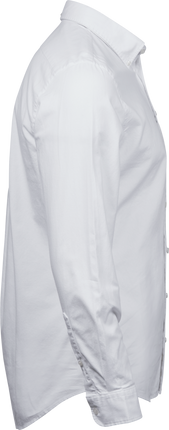 Perfect oxford shirt - Herre - Hvid - Style 4000 - Modekompagniet.dk