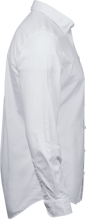 Perfect oxford shirt - Herre - Hvid - Style 4000 - Modekompagniet.dk