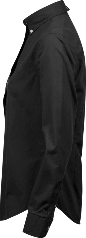 Perfect oxford shirt - Dame - Sort - Style 4001 - Modekompagniet.dk