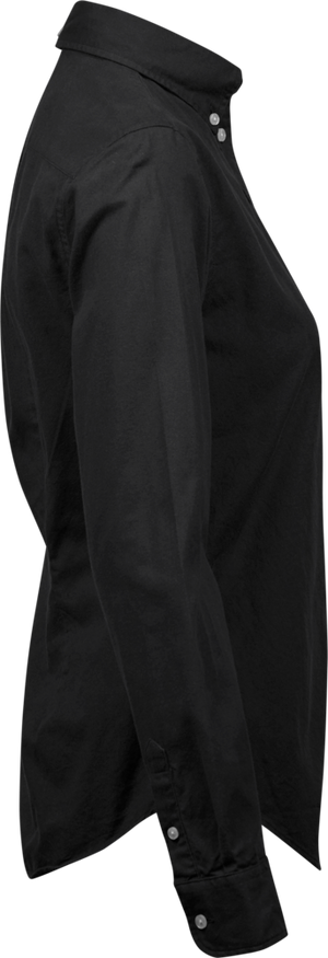 Perfect oxford shirt - Dame - Sort - Style 4001 - Modekompagniet.dk