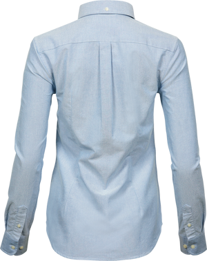 Perfect oxford shirt - Dame - Blå - Style 4001 - Modekompagniet.dk
