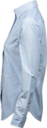 Perfect oxford shirt - Dame - Blå - Style 4001 - Modekompagniet.dk