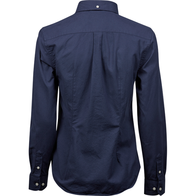 Perfect oxford shirt - Dame - Navy - Style 4001 - Modekompagniet.dk