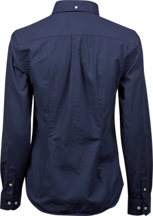 Perfect oxford shirt - Dame - Navy - Style 4001 - Modekompagniet.dk