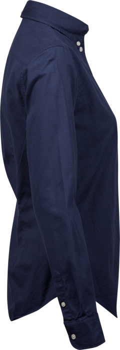 Perfect oxford shirt - Dame - Navy - Style 4001 - Modekompagniet.dk