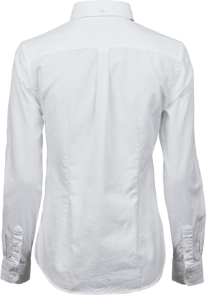 Perfect oxford shirt - Dame - Hvid - Style 4001 - Modekompagniet.dk