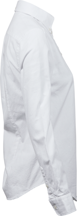 Perfect oxford shirt - Dame - Hvid - Style 4001 - Modekompagniet.dk