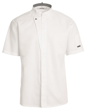 KOKKE-/SERVICEJAKKE KORT ARM - Herre/ Dame - Hvid - 23516 - Modekompagniet.dk
