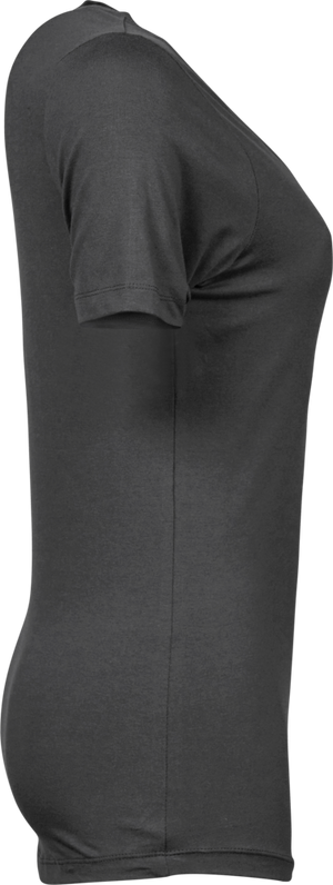 Stretch tee - Dame - Grå - Style 450 - Modekompagniet.dk