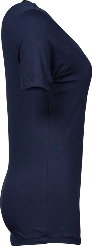 Stretch tee - Dame - Navy - Style 450 - Modekompagniet.dk