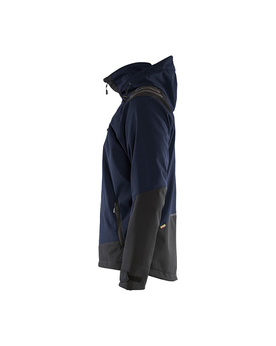 Allround og fleksibel softshell jakke- Herre - Navy - 474925139956 - Modekompagniet.dk