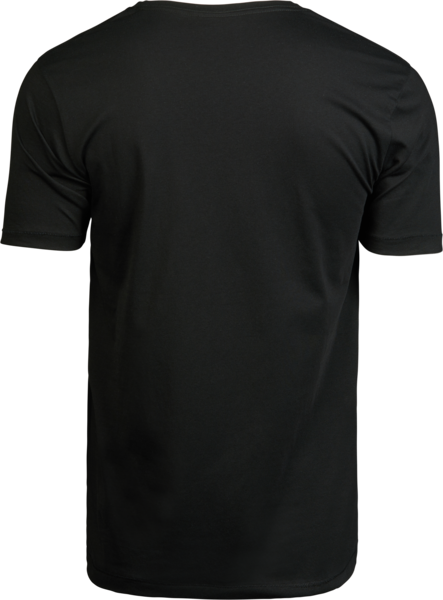Luksus V-Neck T-Shirt, Sort - Tee Jays 5004