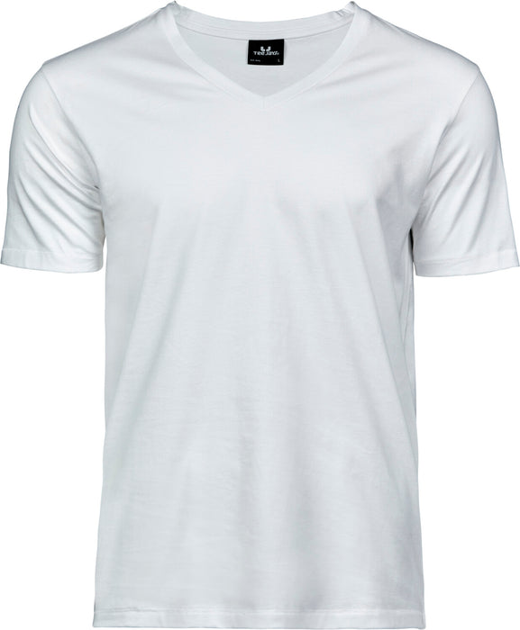 Luksus V-Neck T-Shirt, Hvid - Tee Jays 5004