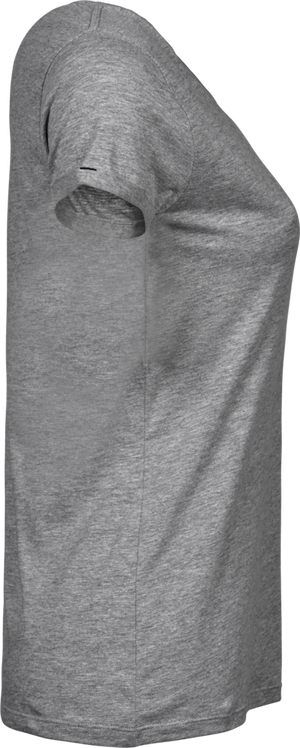 Roll-up tee - Dame - Grå - Style 5063 - Modekompagniet.dk