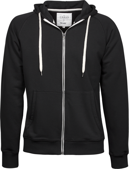 Urban zip hoodie - Herre - Sort - Style 5402 - Modekompagniet.dk