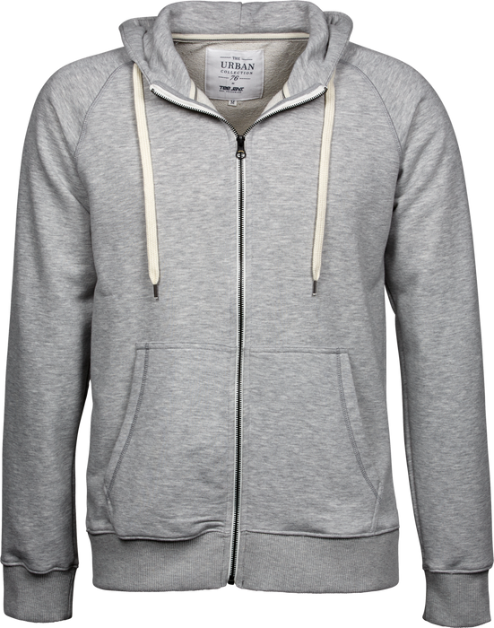 Urban zip hoodie - Herre - Grå - Style 5402 - Modekompagniet.dk