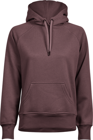 Hooded sweatshirt - Dame - Bordeaux - Style 5431 - Modekompagniet.dk