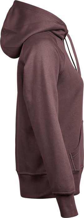 Hooded sweatshirt - Dame - Bordeaux - Style 5431 - Modekompagniet.dk