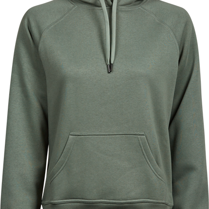 Hooded sweatshirt - Dame - Grøn - Style 5431 - Modekompagniet.dk