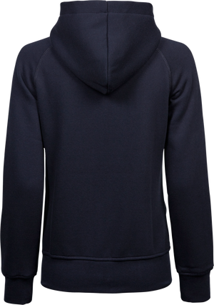 Fashion full zip hood - Dame - Navy - Style 5436 - Modekompagniet.dk