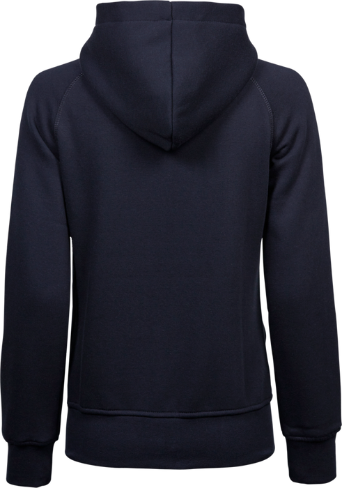 Fashion full zip hood - Dame - Navy - Style 5436 - Modekompagniet.dk