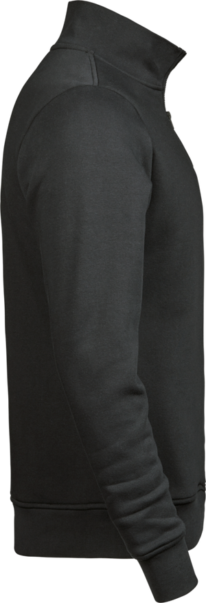 Half zip sweatshirt - Herre - Grå - Style 5438 Teejays - Modekompagniet.dk