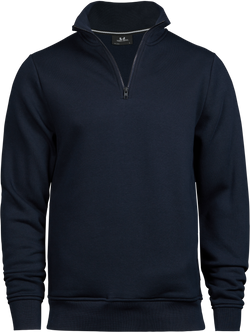 Half zip sweatshirt - Herre - Navy - Style 5438 Teejays - Modekompagniet.dk